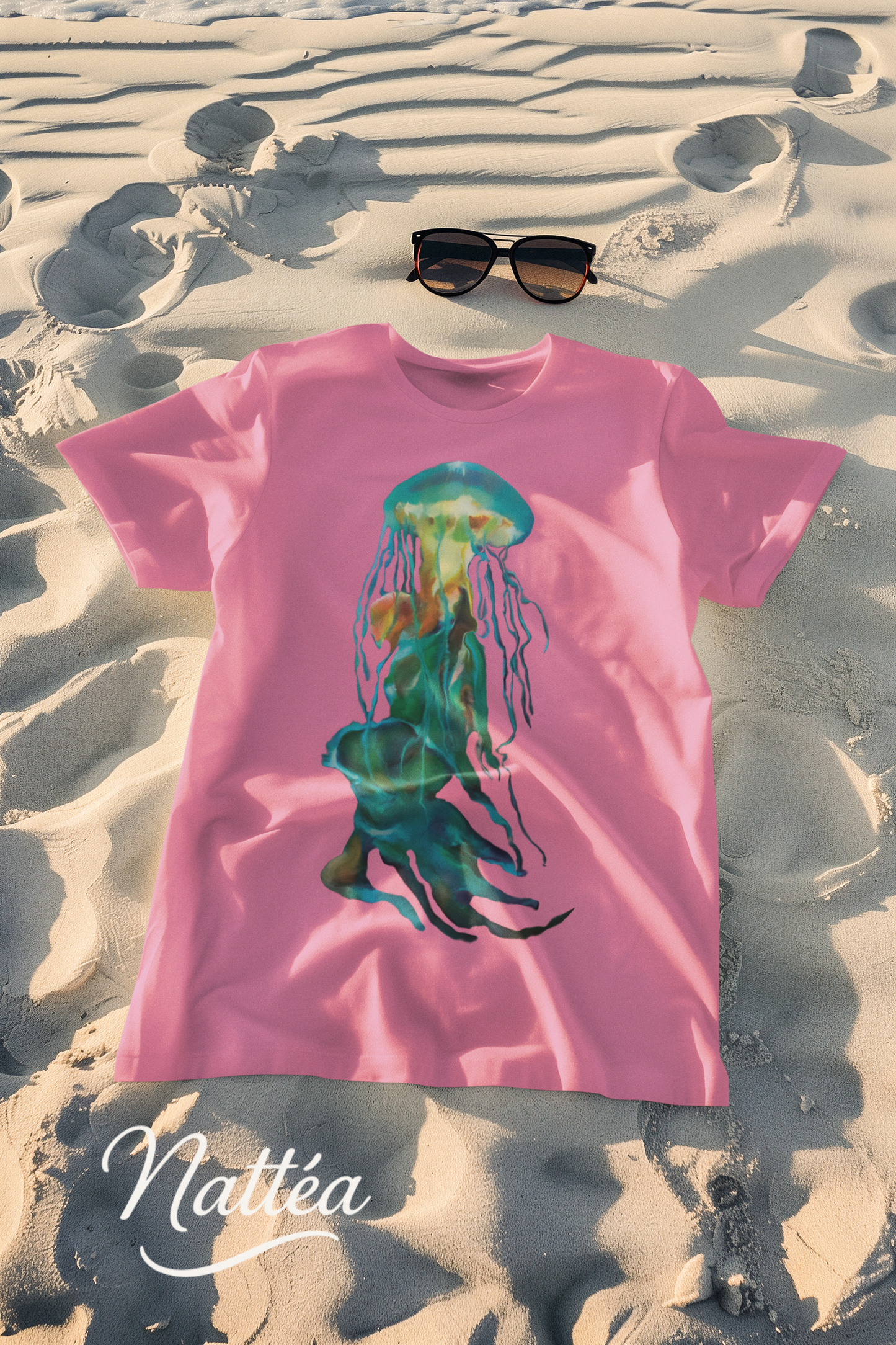 Jellyfish T-Shirt – Ocean-Inspired Art from Original Oil Painting