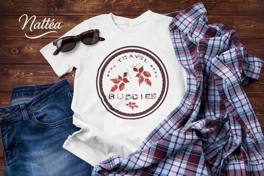 Travel Buddies Tee – Friends Together, Autumn Vibes Style