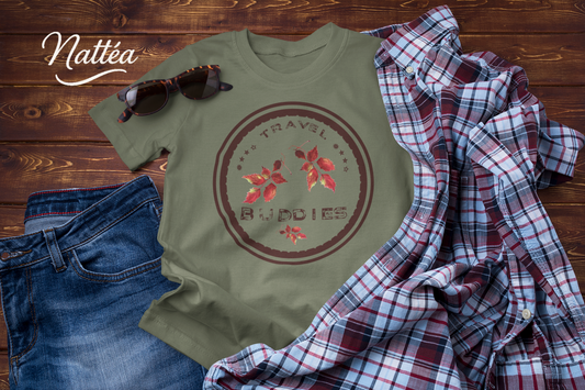 Travel Buddies Tee – Friends Together, Autumn Vibes Style