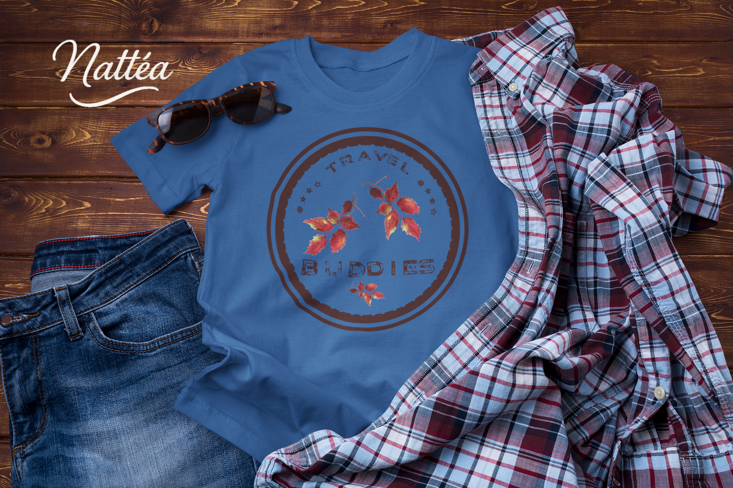 Travel Buddies Tee – Friends Together, Autumn Vibes Style