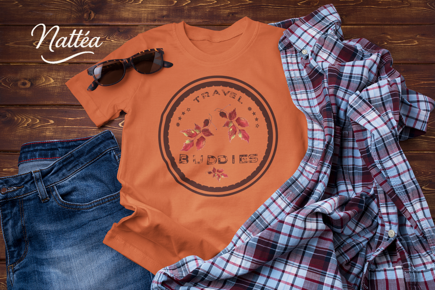 Travel Buddies Tee – Friends Together, Autumn Vibes Style