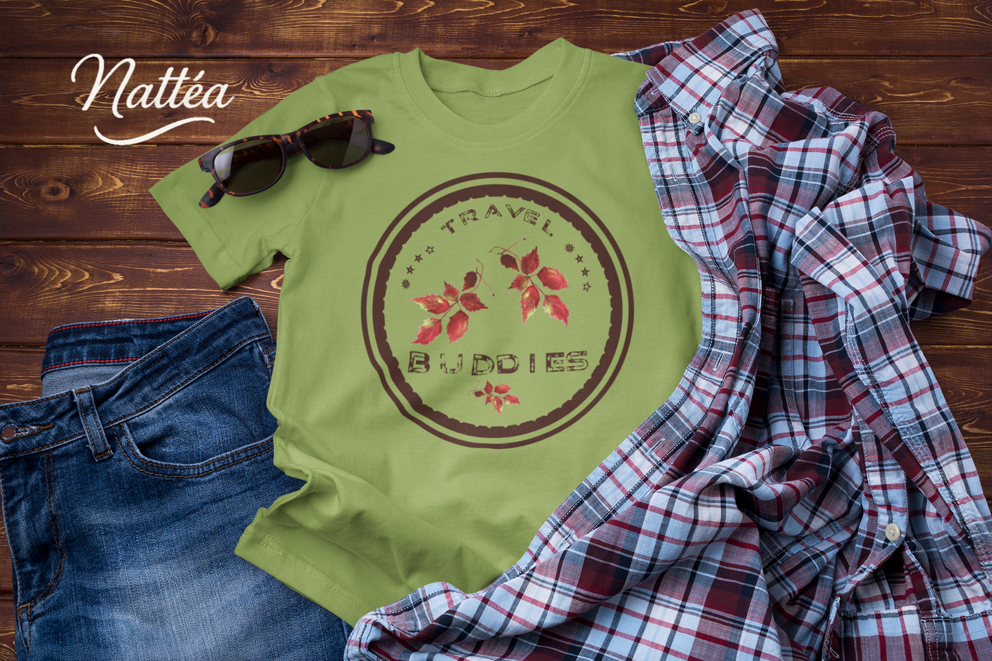 Travel Buddies Tee – Friends Together, Autumn Vibes Style