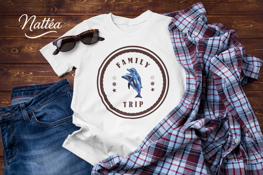 Dolphins T-Shirt – Family Trip Ocean Travel Design