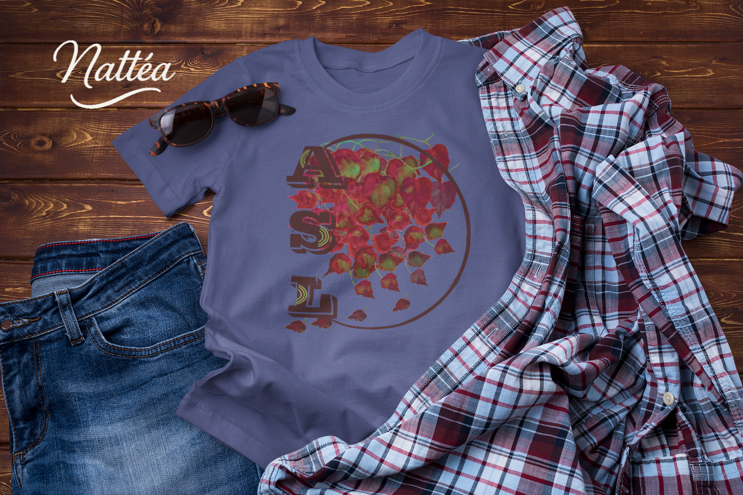 ASL T-Shirt Autumn  Leaves