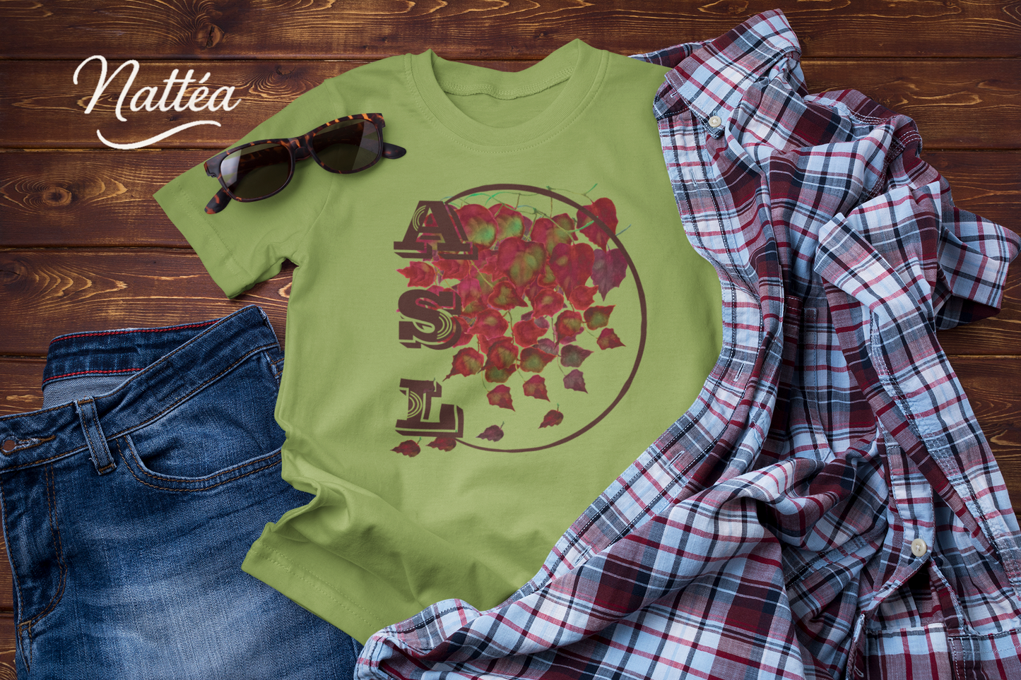 ASL T-Shirt Autumn  Leaves