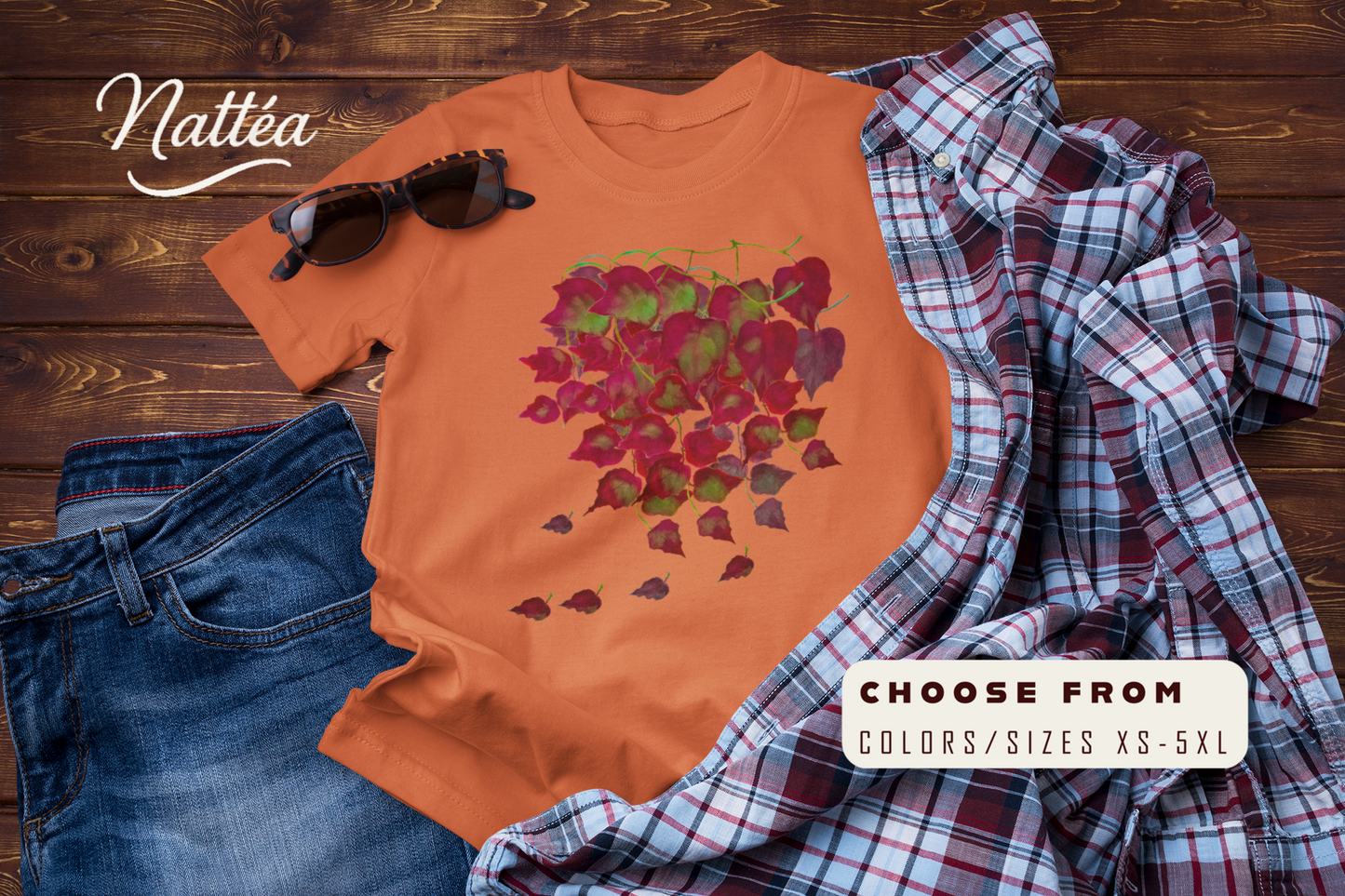 Autumn Leaves Tee, Fall Season t-shirt