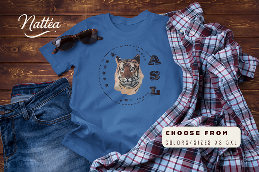 Tiger T-Shirt – ASL Love Sign Language
