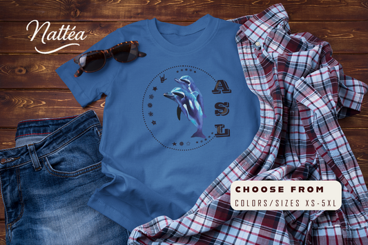 Dolphins T-Shirt – ASL Love Sign Language