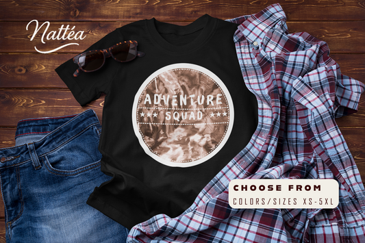 Adventure Squad T-Shirt – Outdoor Travel Friends Tee