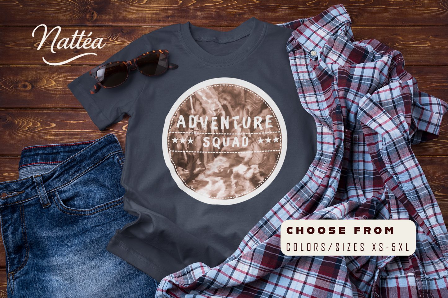 Adventure Squad T-Shirt – Outdoor Travel Friends Tee