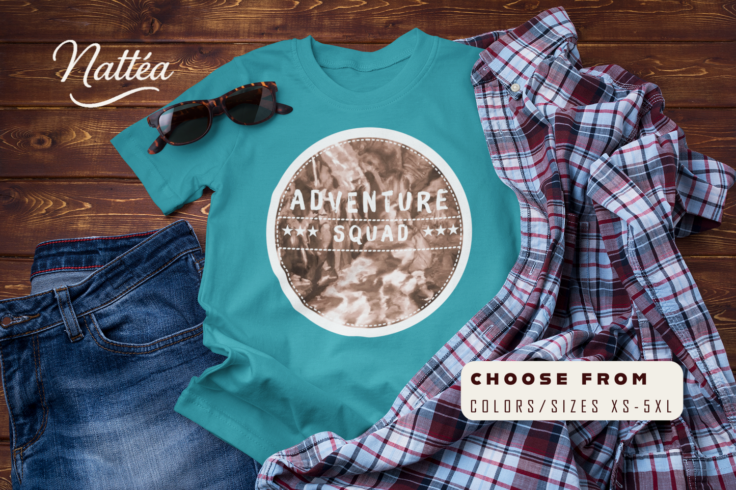 Adventure Squad T-Shirt – Outdoor Travel Friends Tee