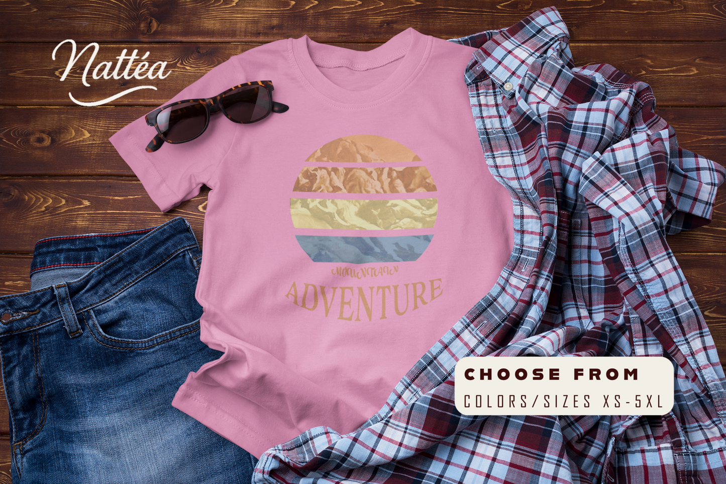Mountain Adventure T-Shirt – Vintage Hiking & Outdoor Tee