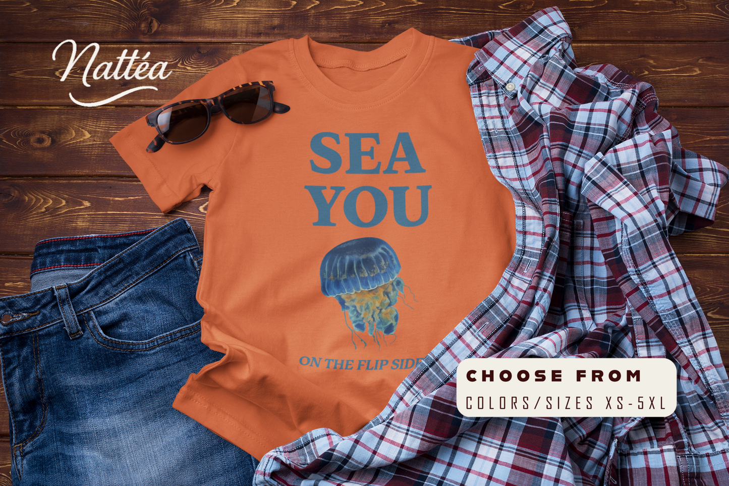 Sea You On the Flip Side T-Shirt – Funny Ocean Travel Adventure Tee