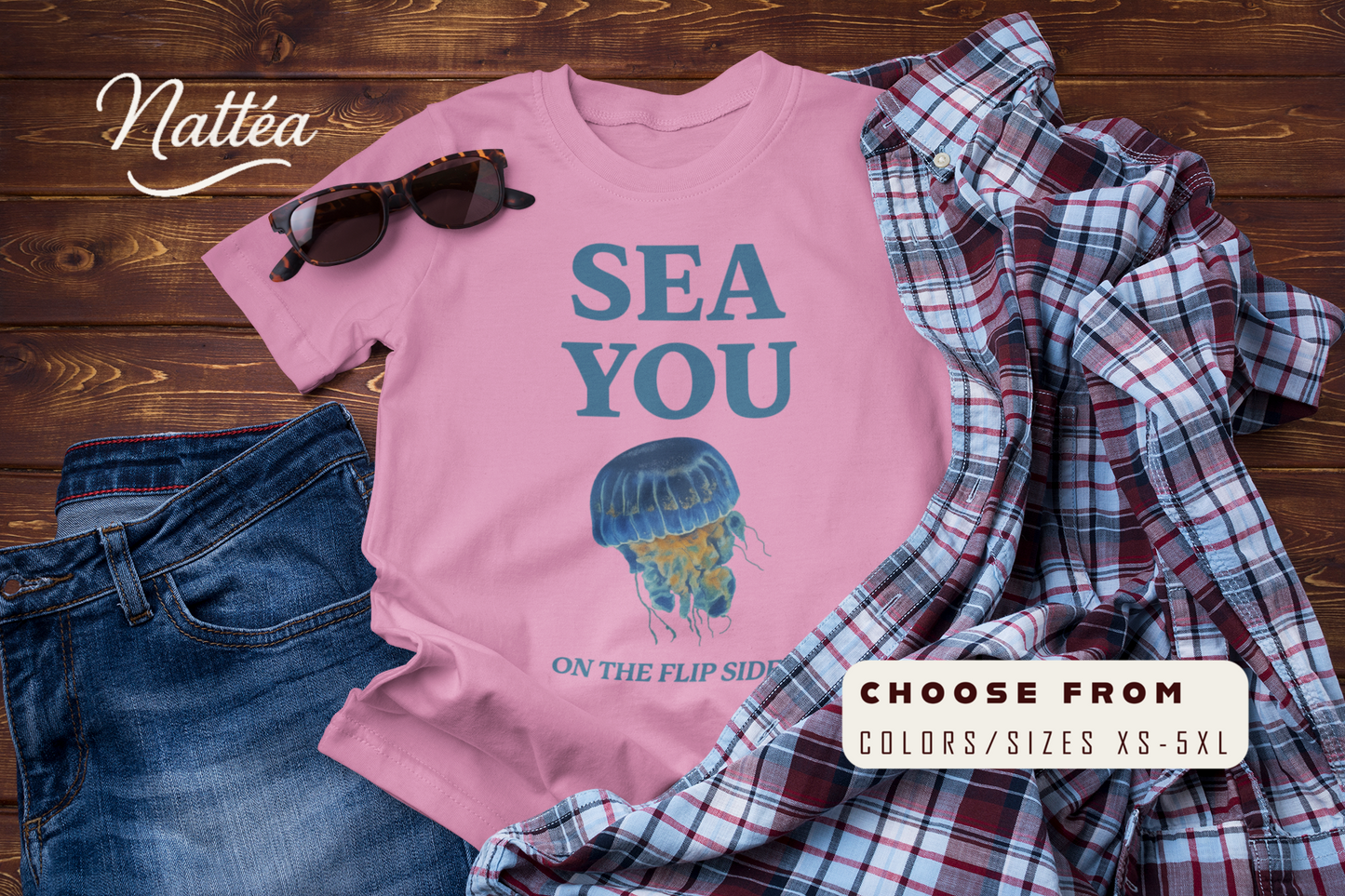 Sea You On the Flip Side T-Shirt – Funny Ocean Travel Adventure Tee