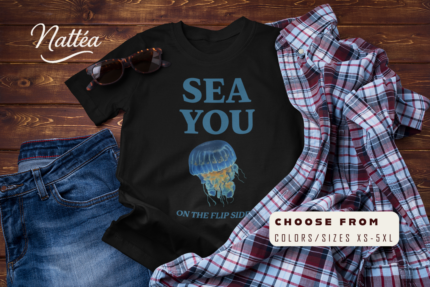 Sea You On the Flip Side T-Shirt – Funny Ocean Travel Adventure Tee
