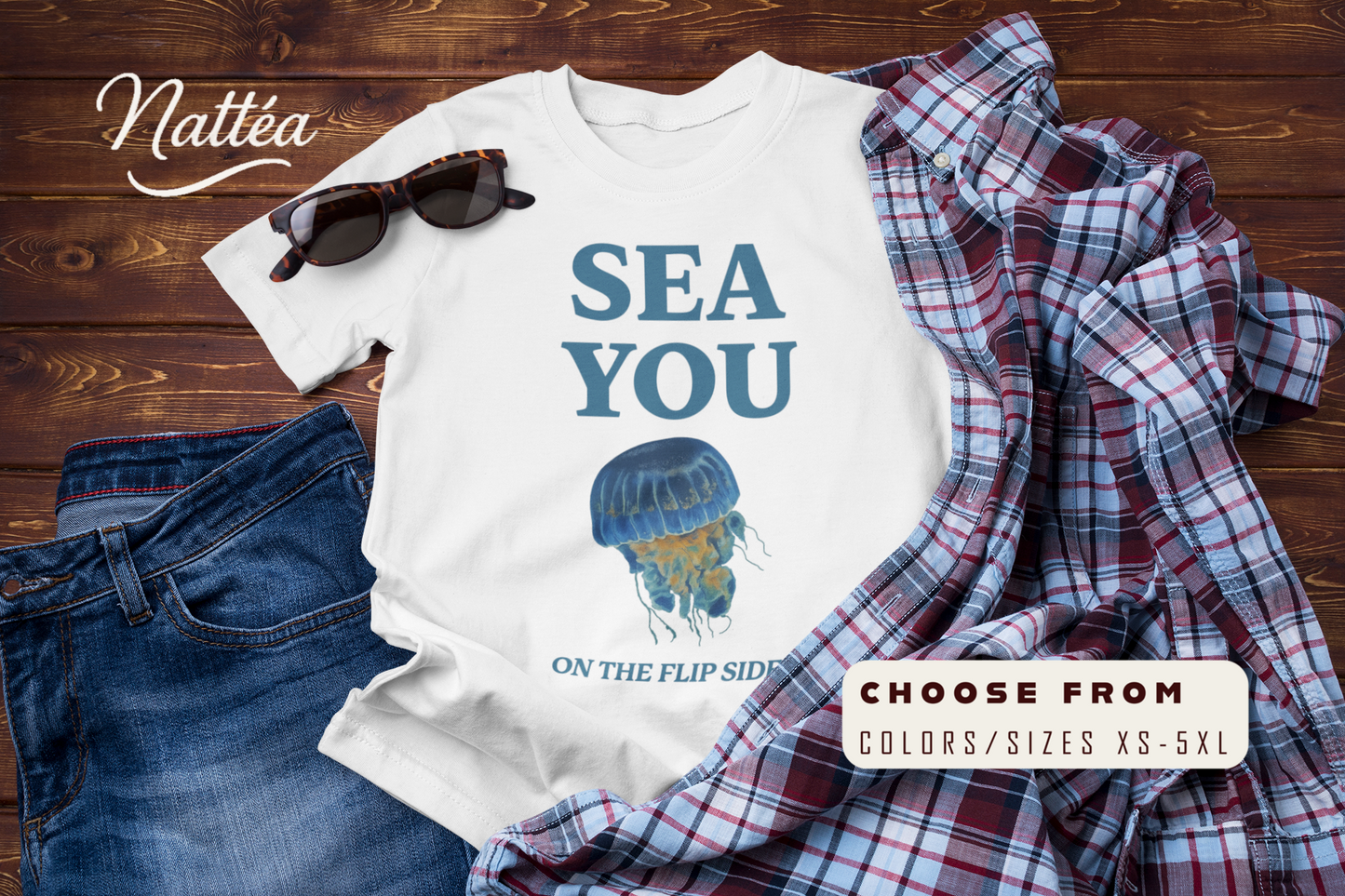 Sea You On the Flip Side T-Shirt – Funny Ocean Travel Adventure Tee