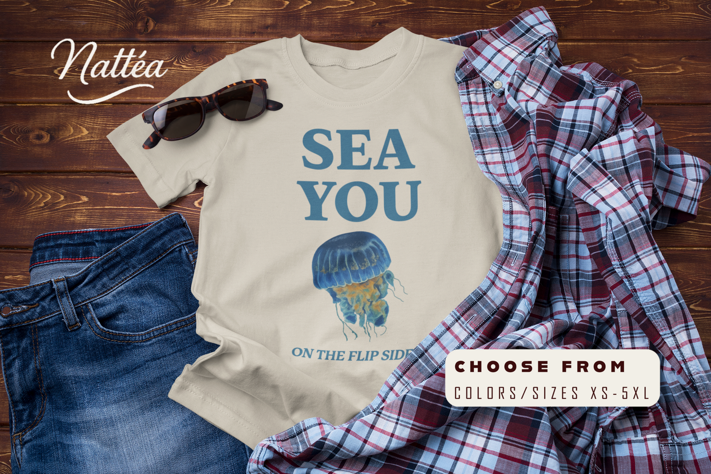 Sea You On the Flip Side T-Shirt – Funny Ocean Travel Adventure Tee