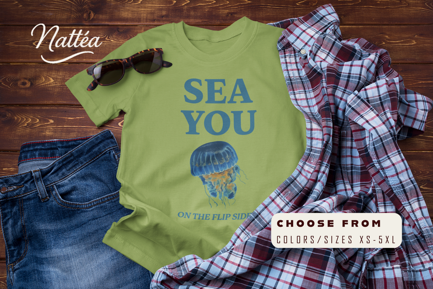 Sea You On the Flip Side T-Shirt – Funny Ocean Travel Adventure Tee