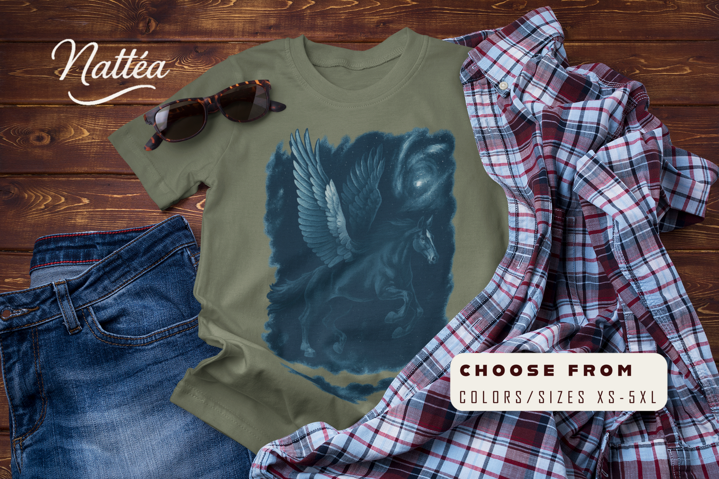 Ride Beyond the Map – Pegasus Adventure Travel T-Shirt