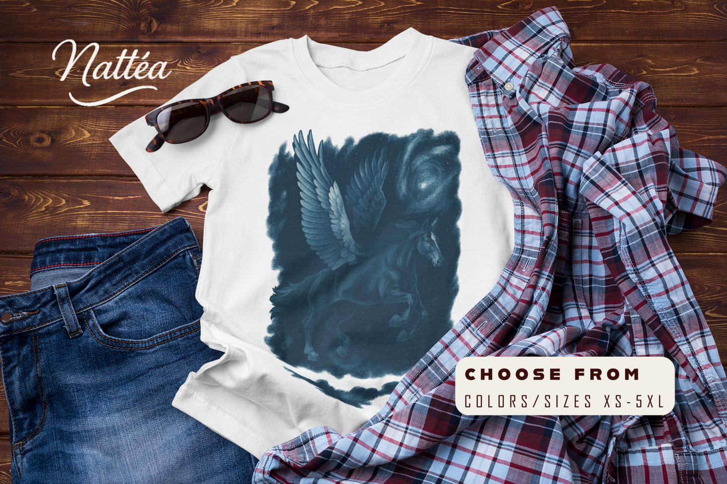 Ride Beyond the Map – Pegasus Adventure Travel T-Shirt