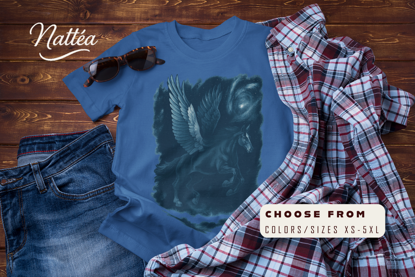 Ride Beyond the Map – Pegasus Adventure Travel T-Shirt