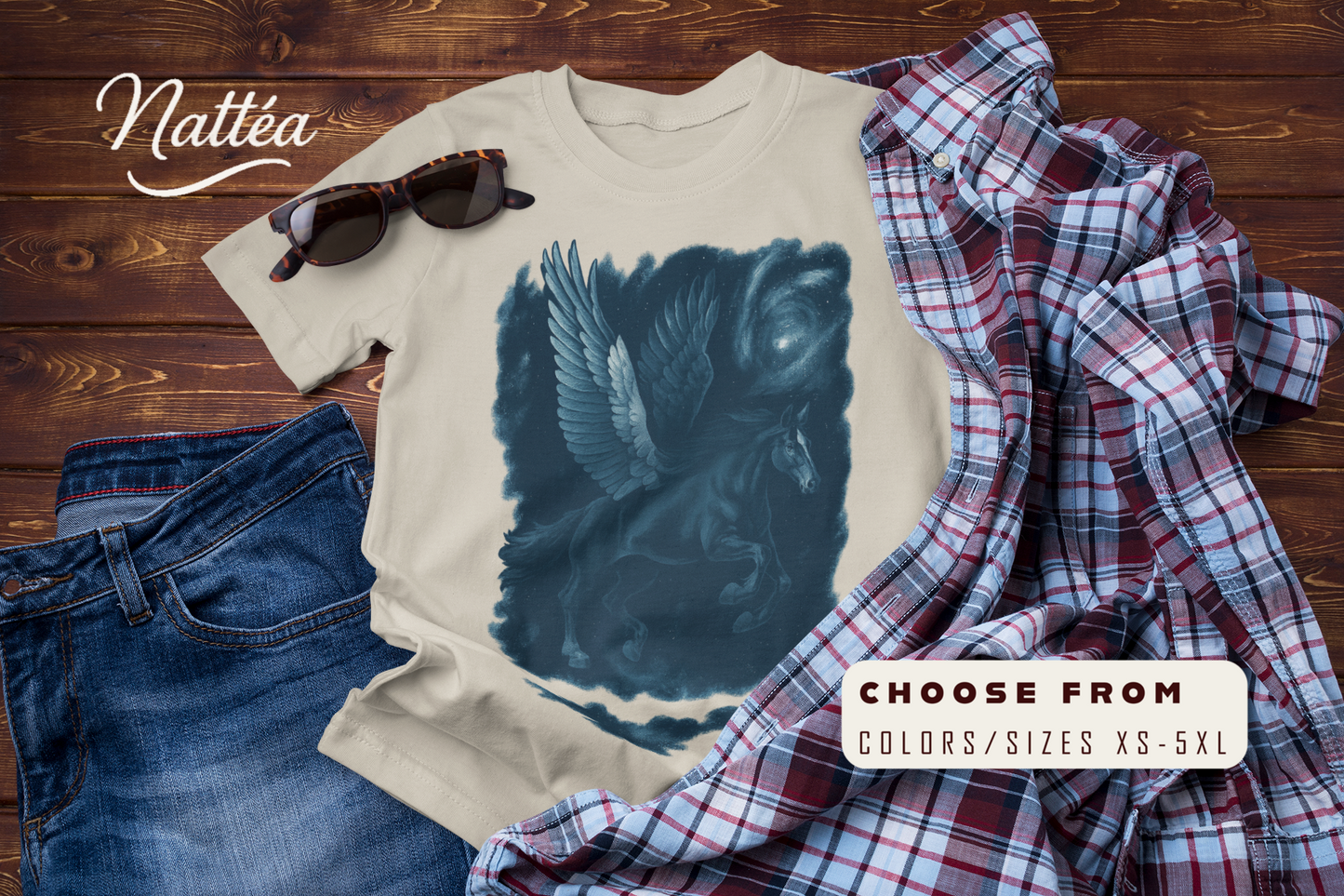 Ride Beyond the Map – Pegasus Adventure Travel T-Shirt