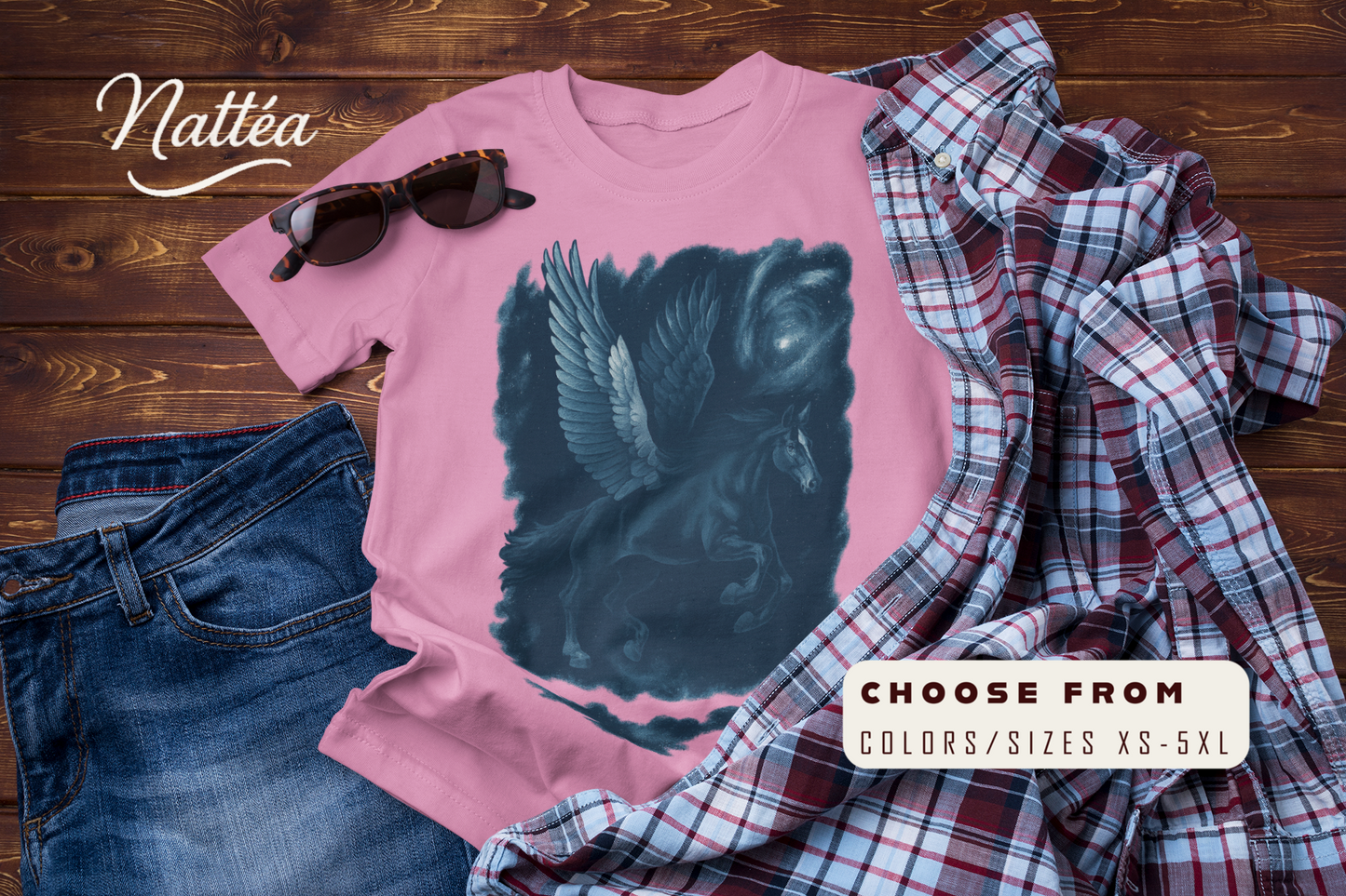 Ride Beyond the Map – Pegasus Adventure Travel T-Shirt