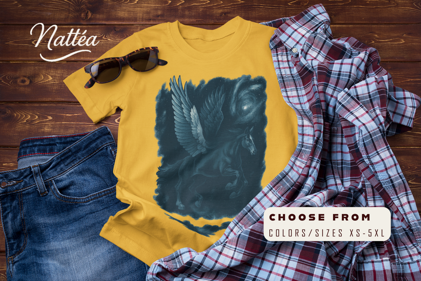 Ride Beyond the Map – Pegasus Adventure Travel T-Shirt