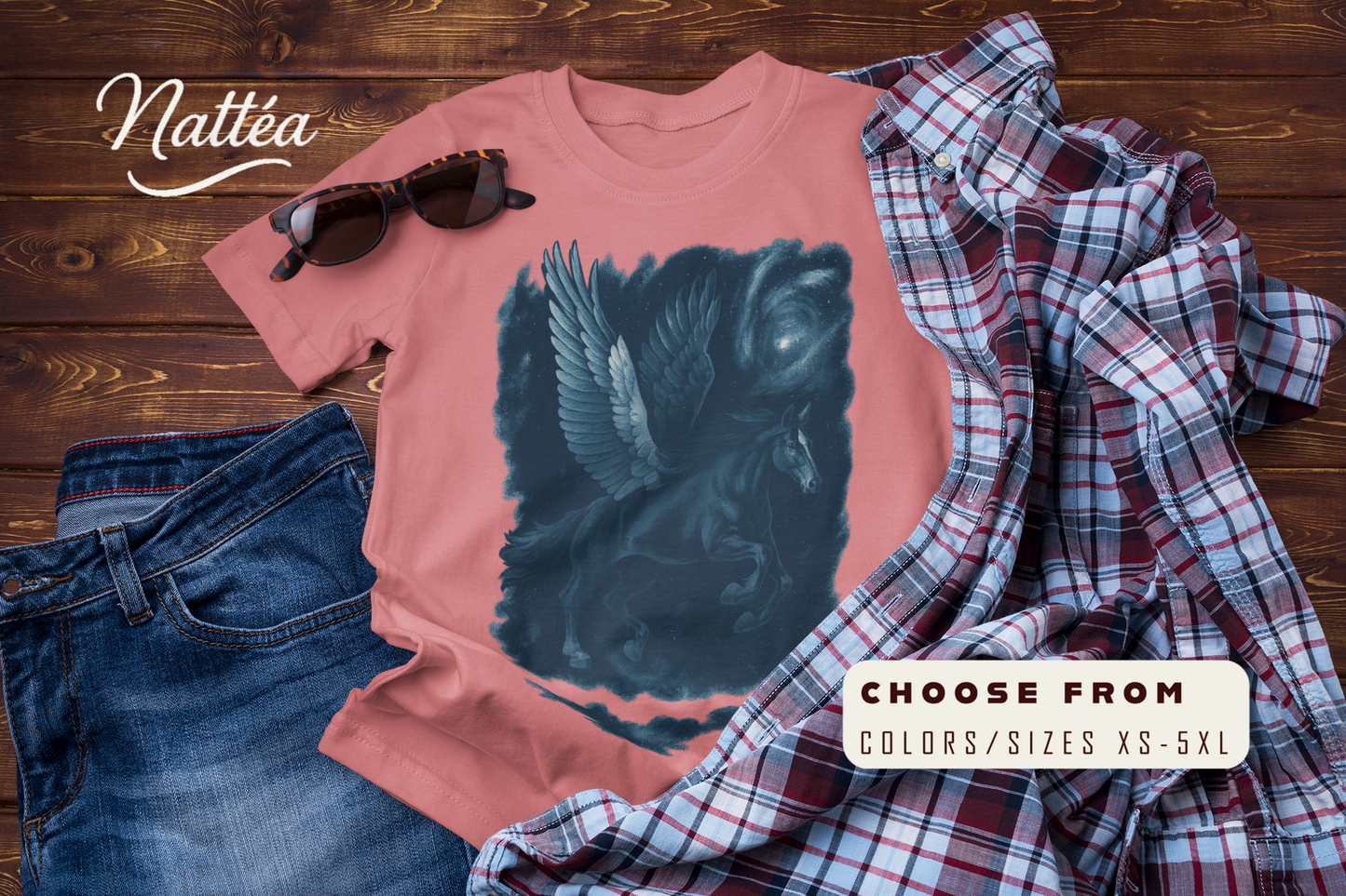 Ride Beyond the Map – Pegasus Adventure Travel T-Shirt