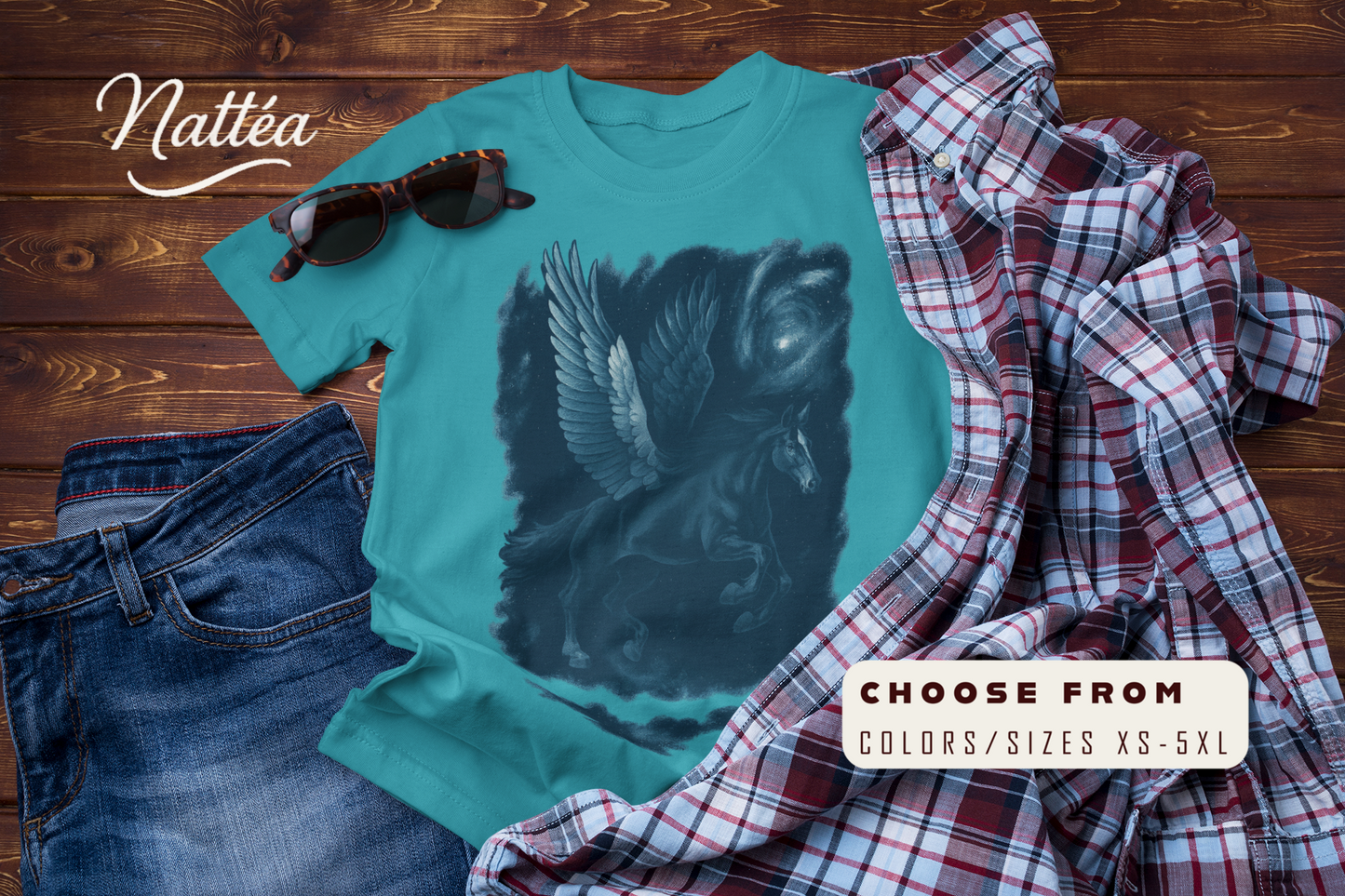 Ride Beyond the Map – Pegasus Adventure Travel T-Shirt