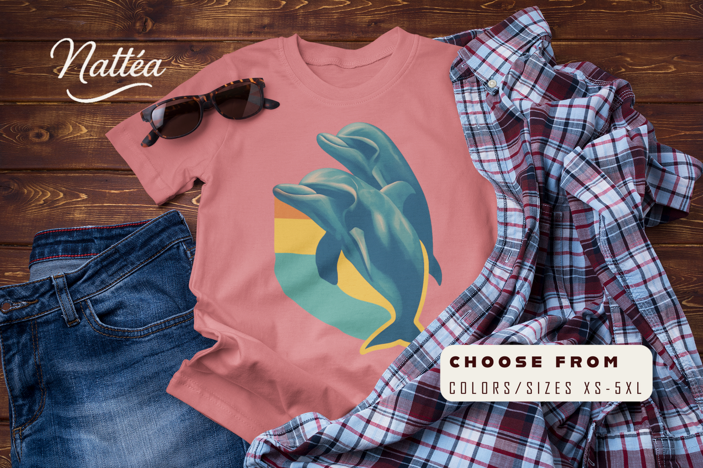Under the Same Waves – Dolphin Adventure Travel T-Shirt