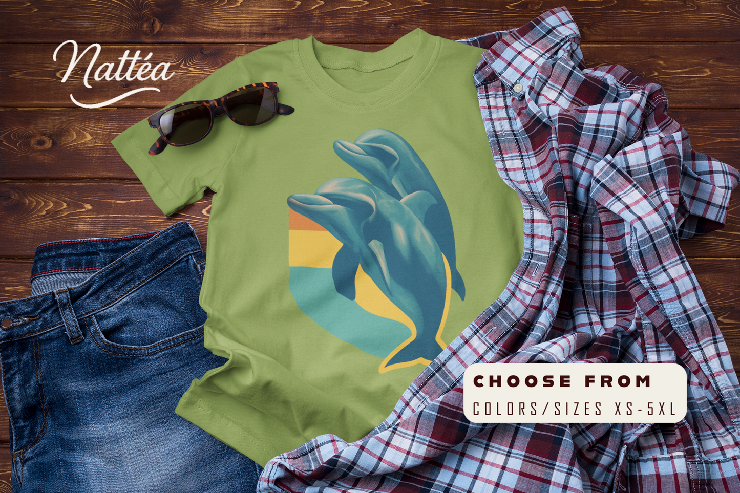 Under the Same Waves – Dolphin Adventure Travel T-Shirt