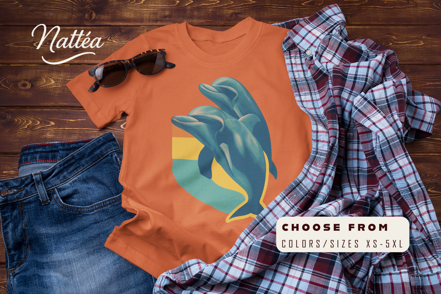 Under the Same Waves – Dolphin Adventure Travel T-Shirt