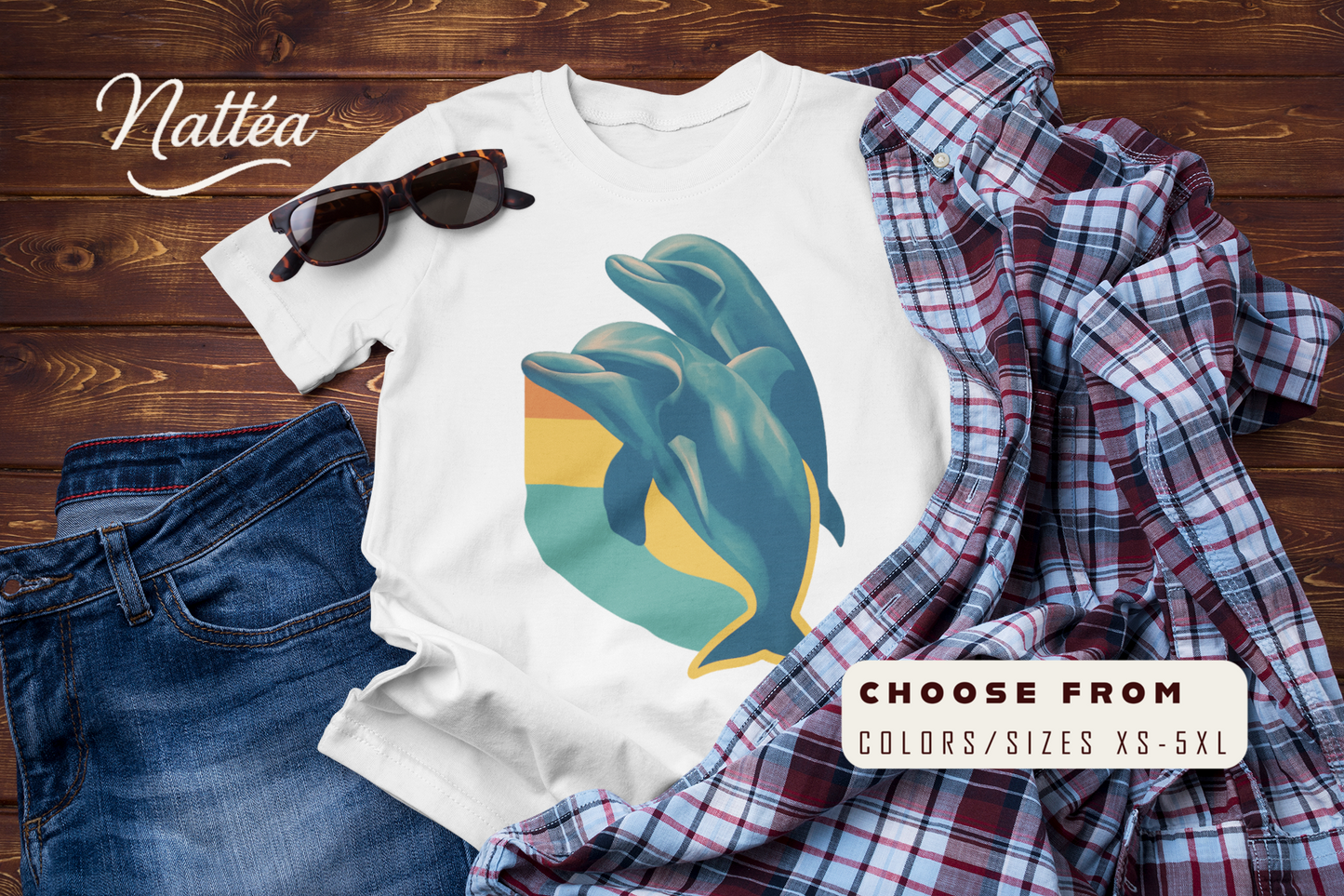 Under the Same Waves – Dolphin Adventure Travel T-Shirt