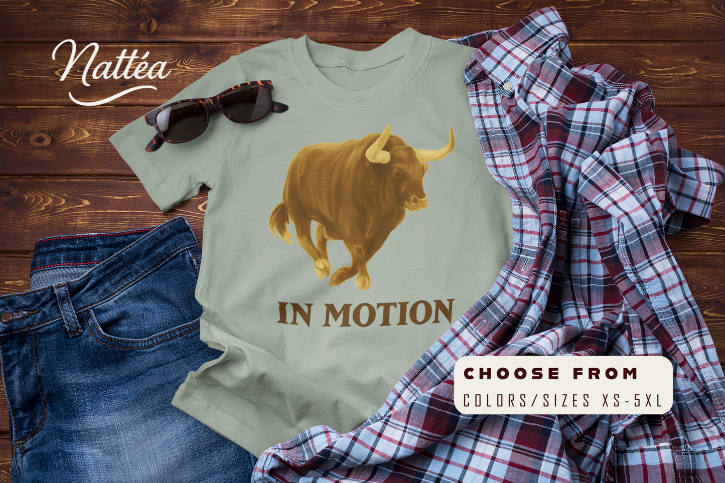 Untamed Horizons – Vintage Bull Adventure Graphic Tee