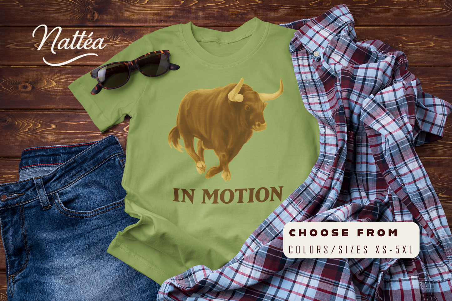 Untamed Horizons – Vintage Bull Adventure Graphic Tee