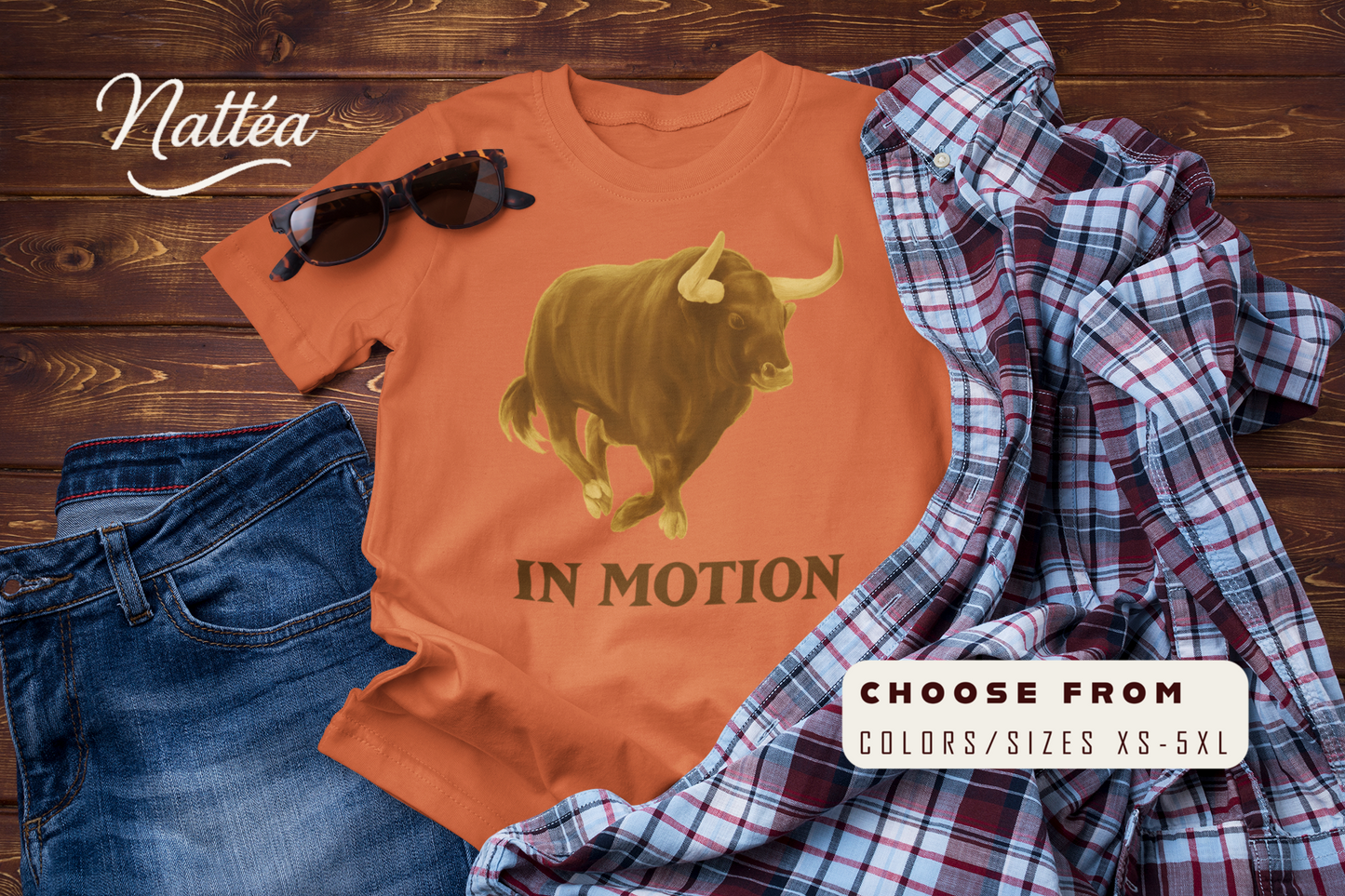 Untamed Horizons – Vintage Bull Adventure Graphic Tee