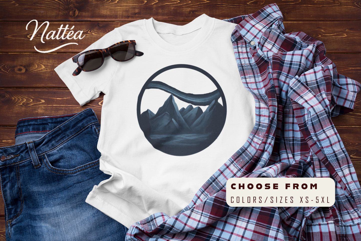 Skyline Dreams – Mountain Night Journey Graphic Tee