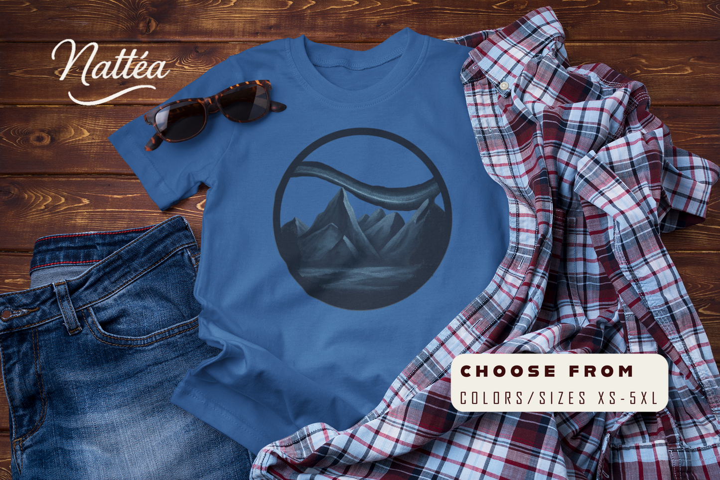 Skyline Dreams – Mountain Night Journey Graphic Tee