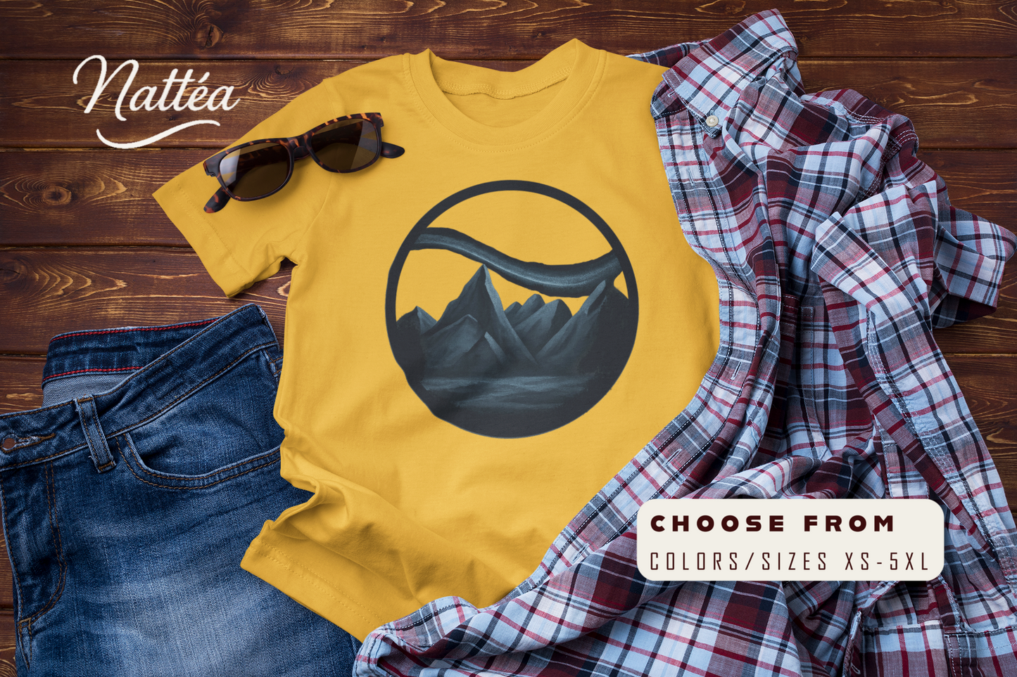 Skyline Dreams – Mountain Night Journey Graphic Tee