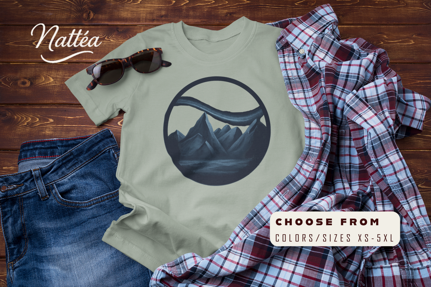 Skyline Dreams – Mountain Night Journey Graphic Tee