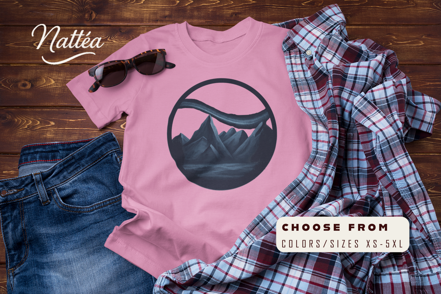 Skyline Dreams – Mountain Night Journey Graphic Tee