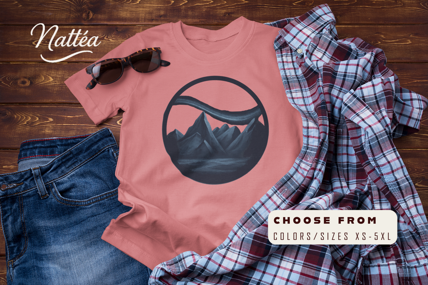 Skyline Dreams – Mountain Night Journey Graphic Tee