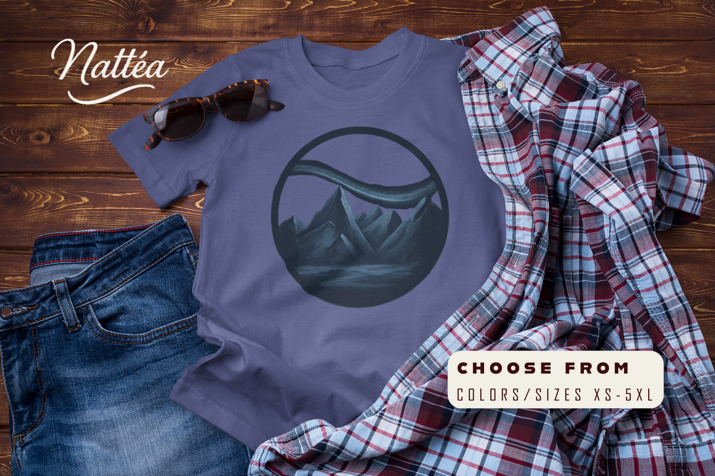 Skyline Dreams – Mountain Night Journey Graphic Tee
