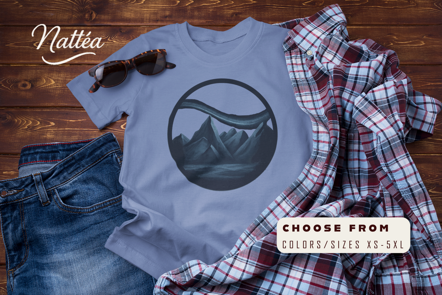 Skyline Dreams – Mountain Night Journey Graphic Tee