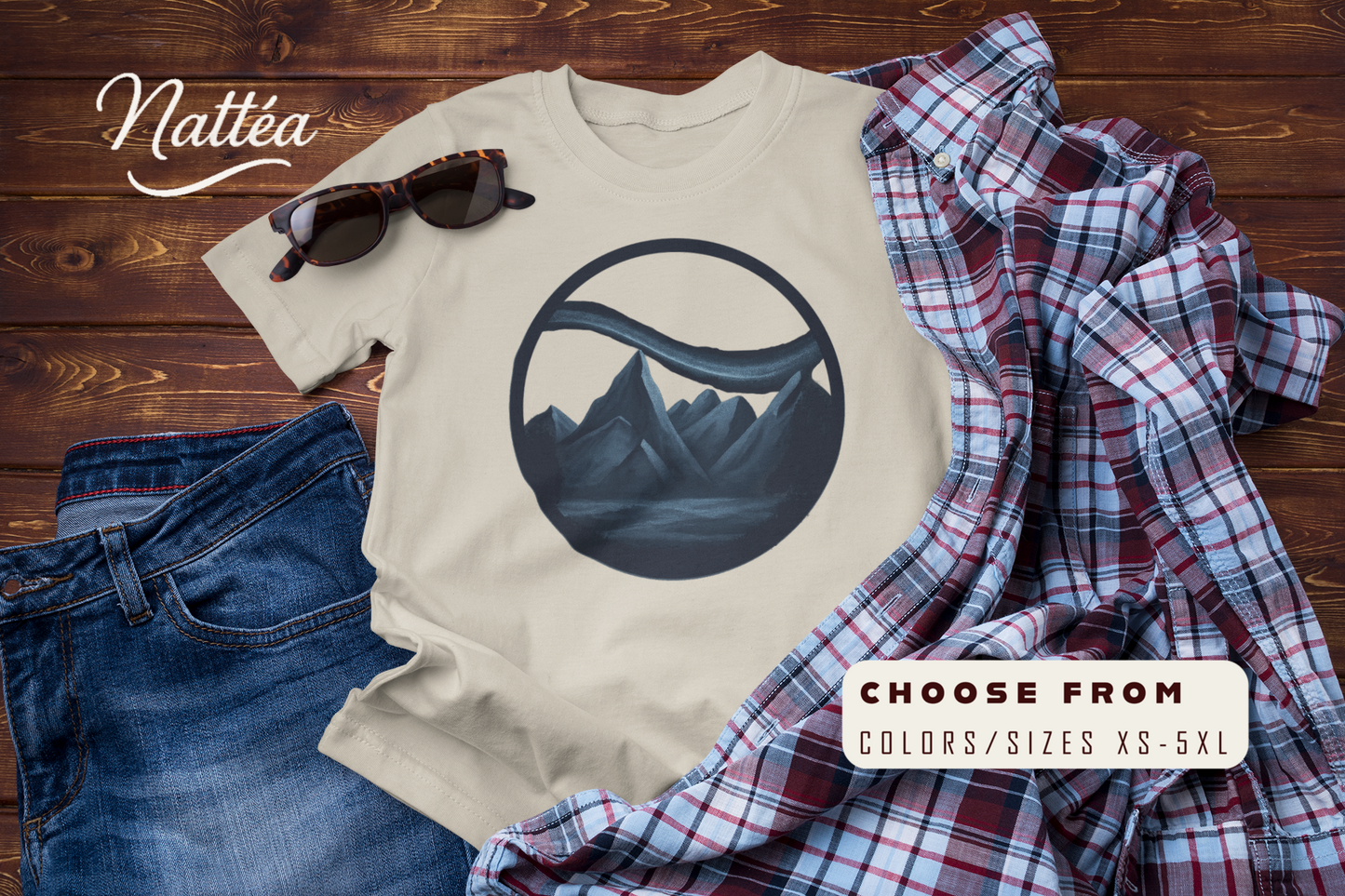 Skyline Dreams – Mountain Night Journey Graphic Tee