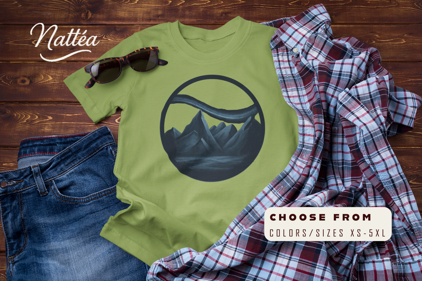 Skyline Dreams – Mountain Night Journey Graphic Tee