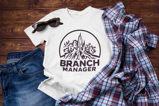Branch Manager – Funny Hiking & Nature Lover T-Shirt