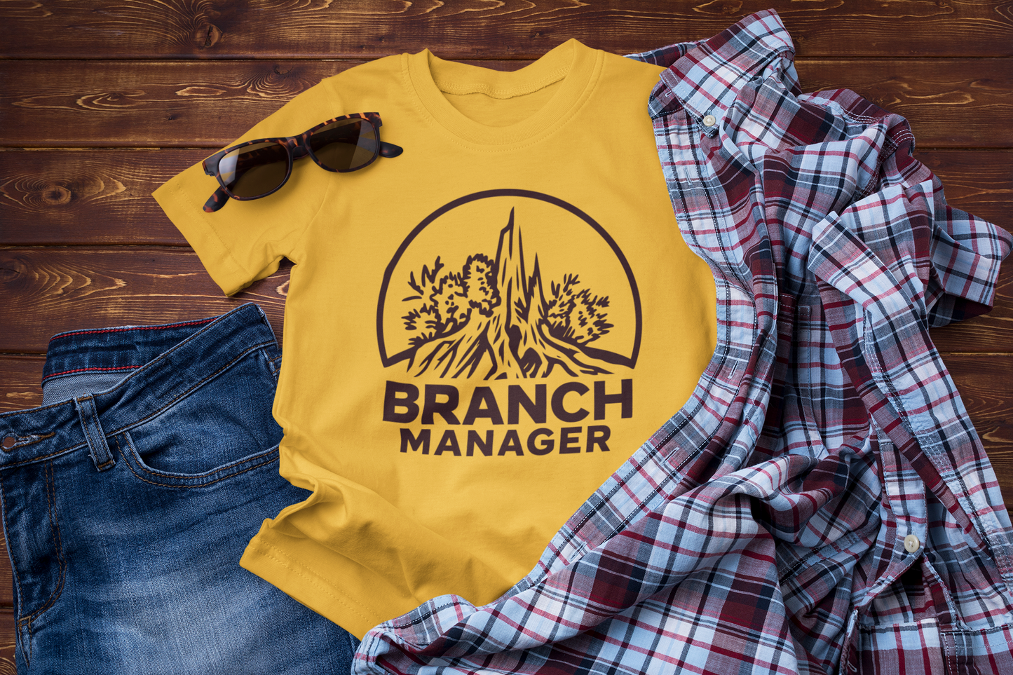 Branch Manager – Funny Hiking & Nature Lover T-Shirt