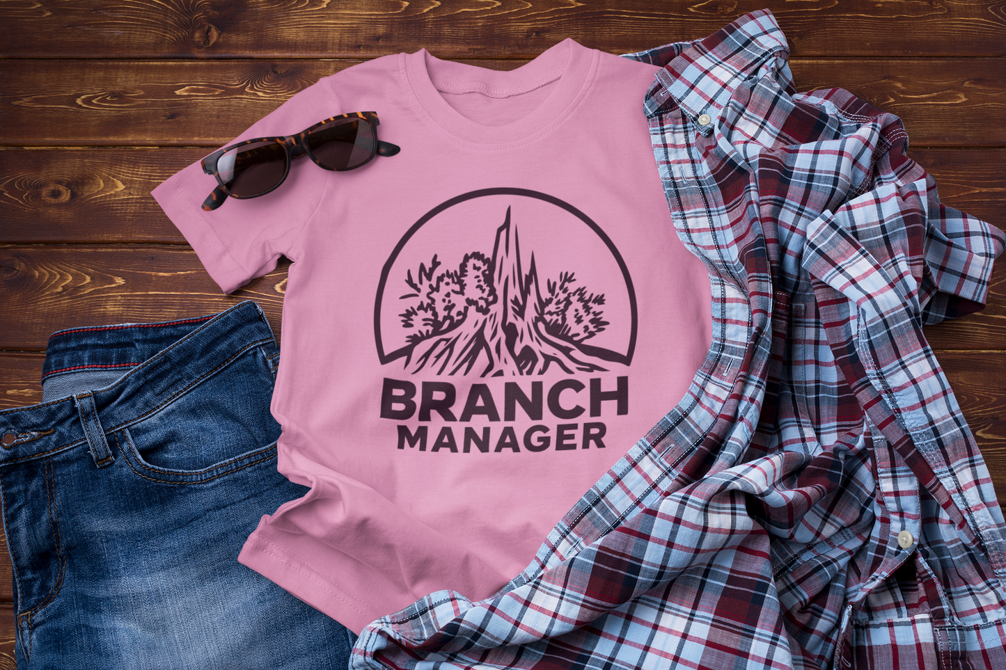 Branch Manager – Funny Hiking & Nature Lover T-Shirt